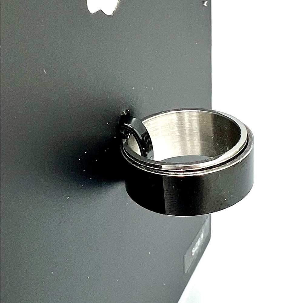 He Rocks Steel Ring Size 9 - Picture 2 of 5